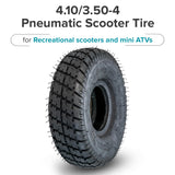 4.10/3.50-4 Pneumatic Scooter Tire with Q110 Tread