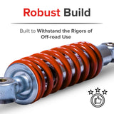 195 mm Adjustable Shocks with 8 mm Eyes for Go-Karts & Mini Bikes (Set of 2)