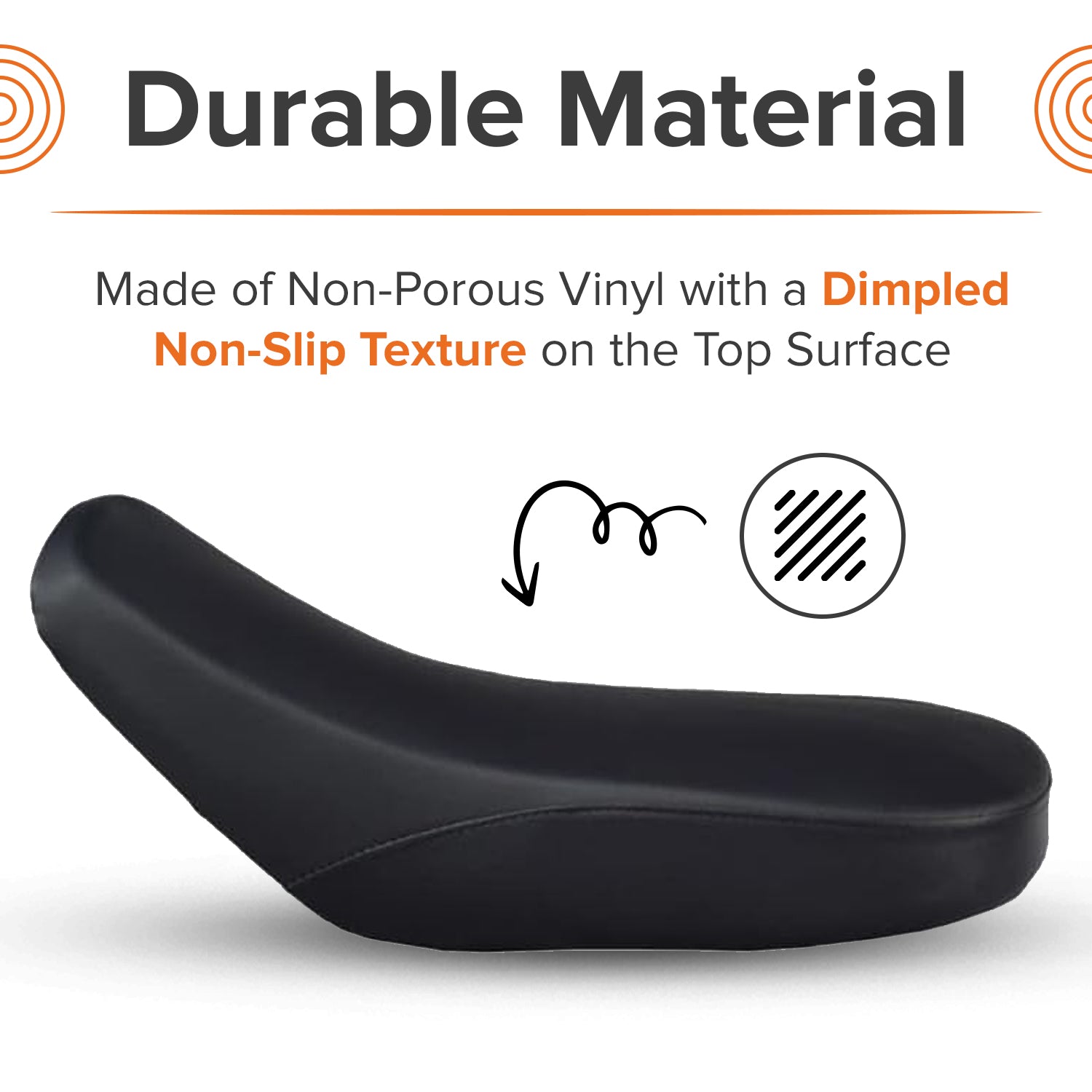 Black Vinyl Seat for TaoTao 110cc and 125cc ATVs