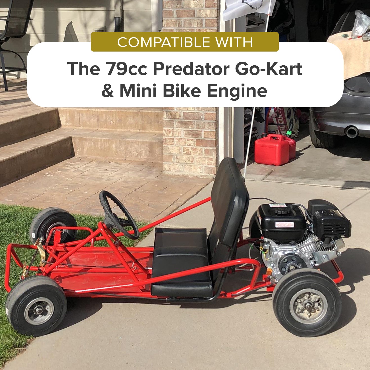 P15 Carburetor for the 79cc Predator Go-Kart & Mini Bike Engine