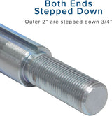 1" Diameter Axle Rod for Go-Karts With Hardware