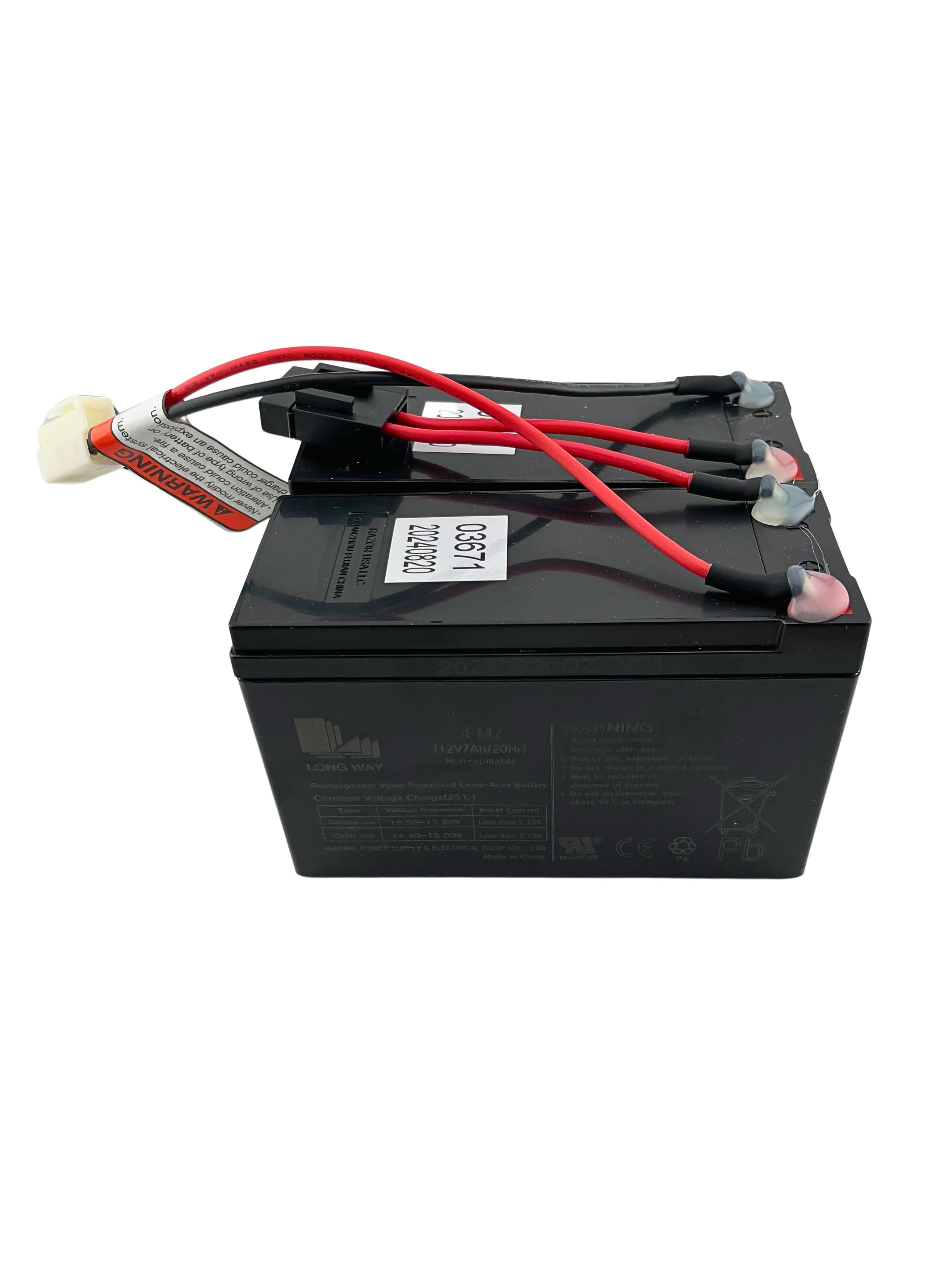 24 Volt Battery Pack for the Razor Rambler 12 Electric Mini Bike (7ah)