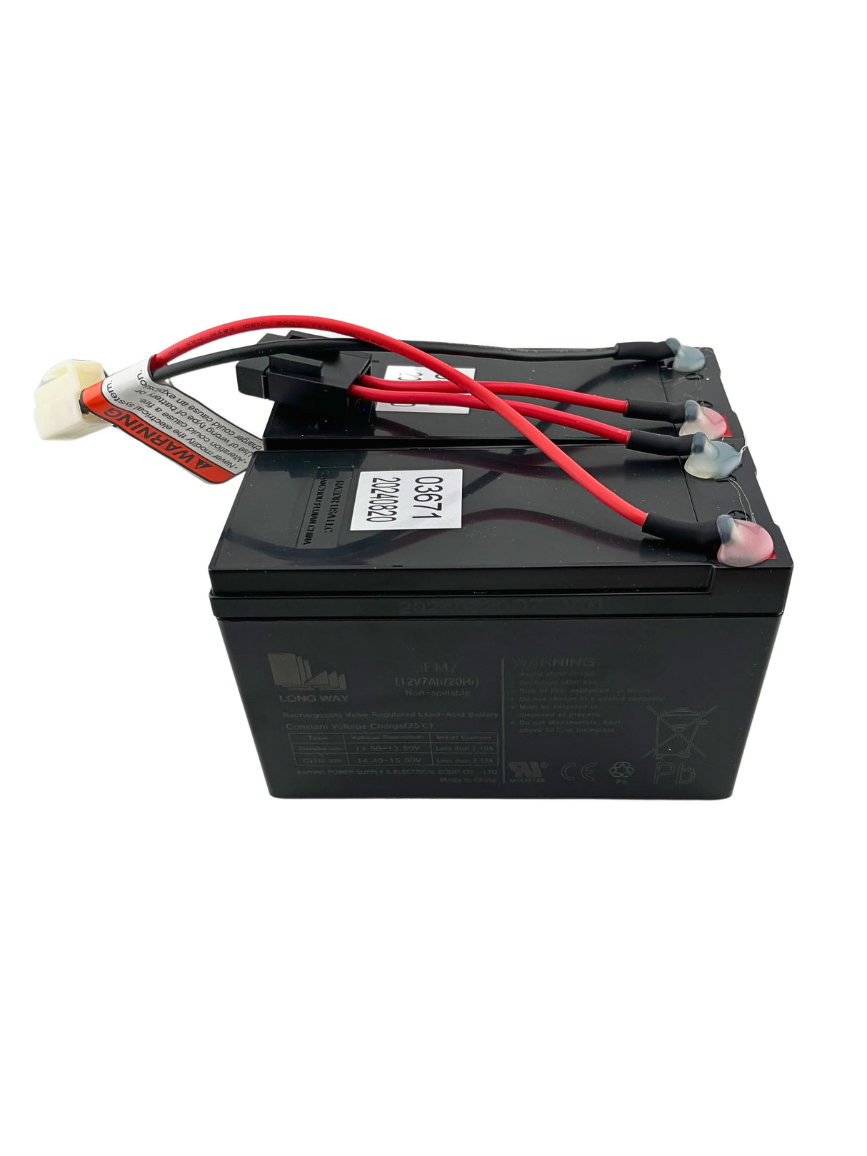 24 Volt Battery Pack for the Razor Rambler 12 Electric Mini Bike (7ah)
