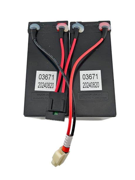 24 Volt Battery Pack for the Razor Rambler 12 Electric Mini Bike (7ah)