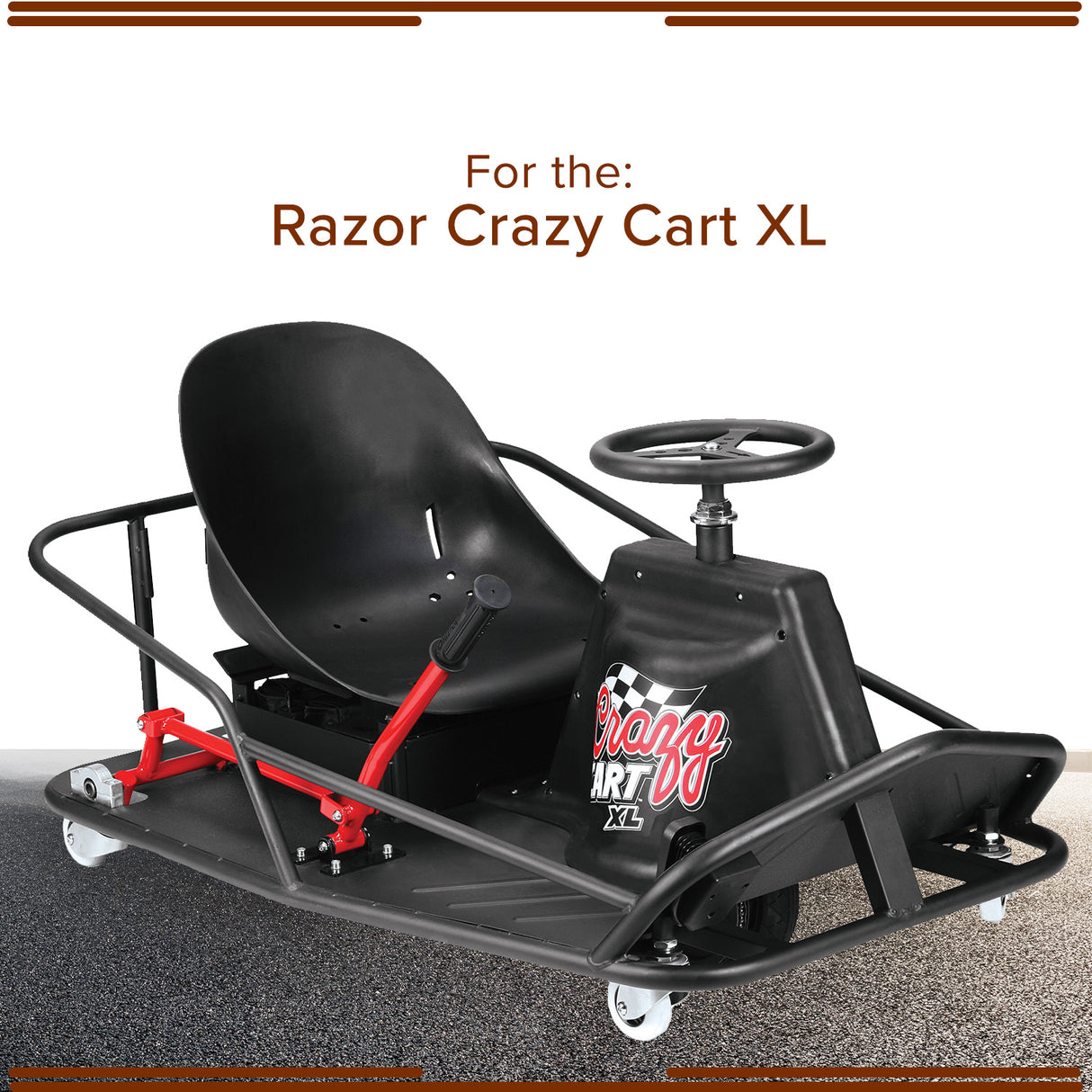 HB3650-TYD6A Control Module for the Razor Crazy Cart XL (Versions 1+)