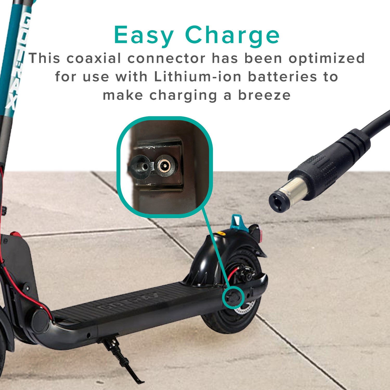 42 Volt Charger for GOTRAX Apex, Apex LE, Apex XL, & Rival Scooters