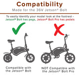 6-Wire 36-Volt Hand Throttle & Grip Set for the Jetson® Bolt Folding Electric Bike
