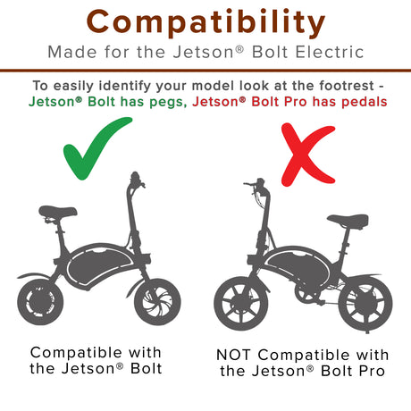 6-Wire Hand Throttle & Grip Set for the Jetson® Bolt Folding Electric Bike