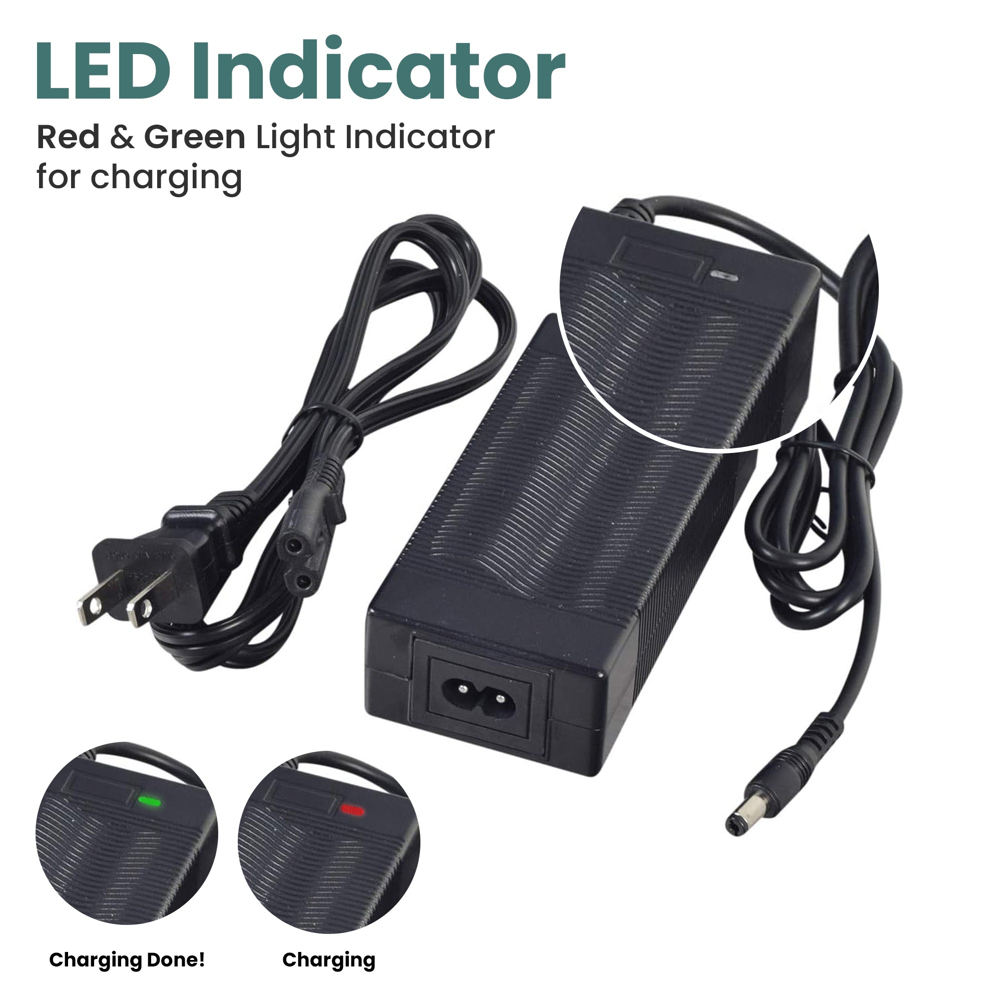 42 Volt Charger for Swagtron EB Series Electric Bikes