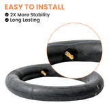 12-1/2"x2-1/4"Kick Scooter Inner Tube with 45 Degree Angled Valve Stem