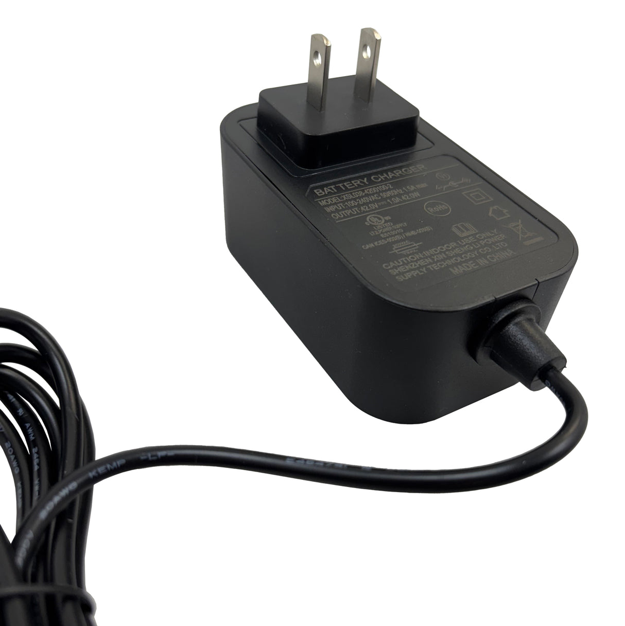 42 Volt Lithium Battery Charger for Hover-1 Eagle, Edge, & H1 TRAK