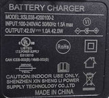42 Volt Lithium Battery Charger for Hover-1 Eagle, Edge, & H1 TRAK