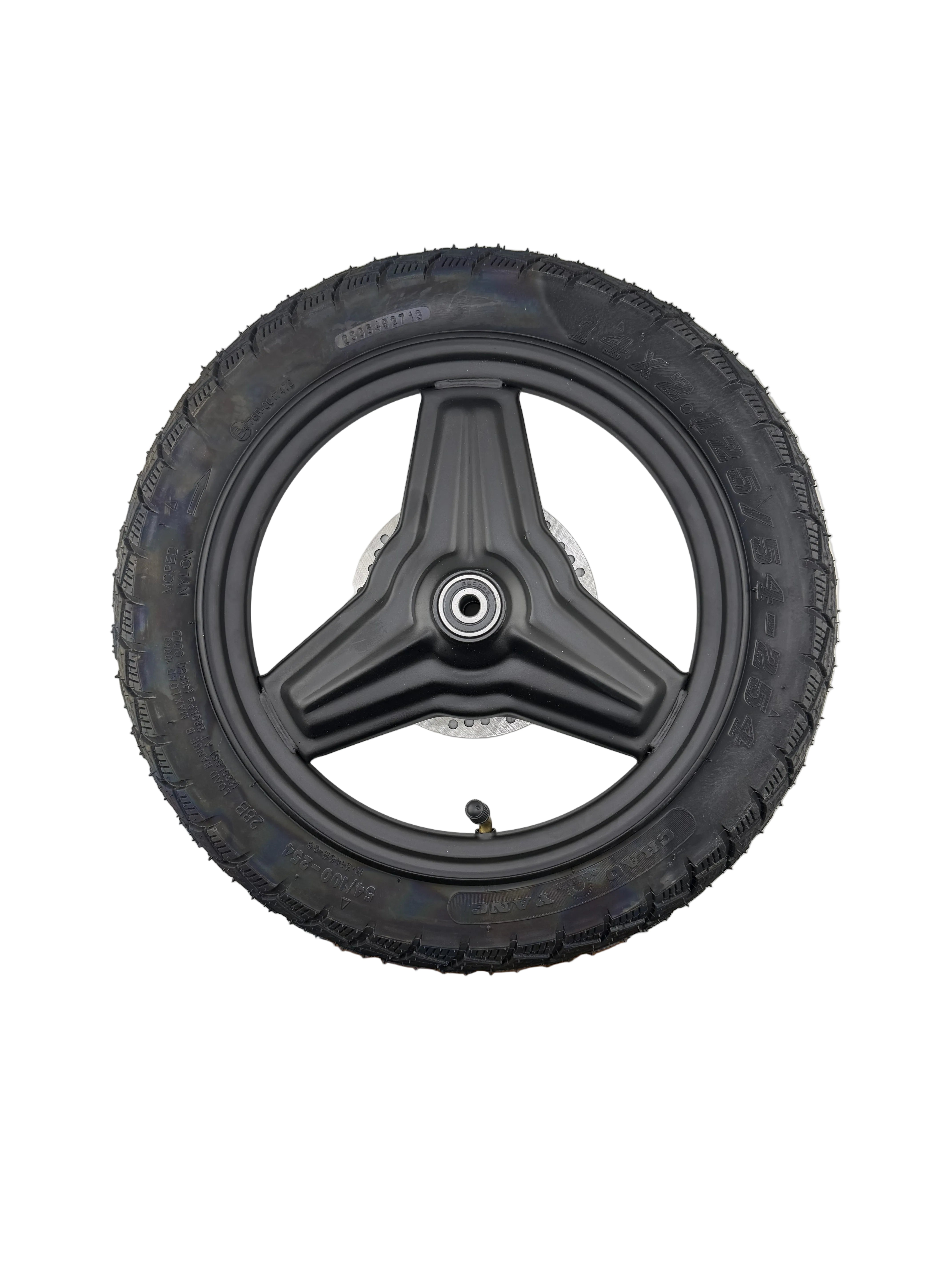 Front Wheel Assembly with 140 mm Disc Brake for the Caroma P7 Electric Scooter