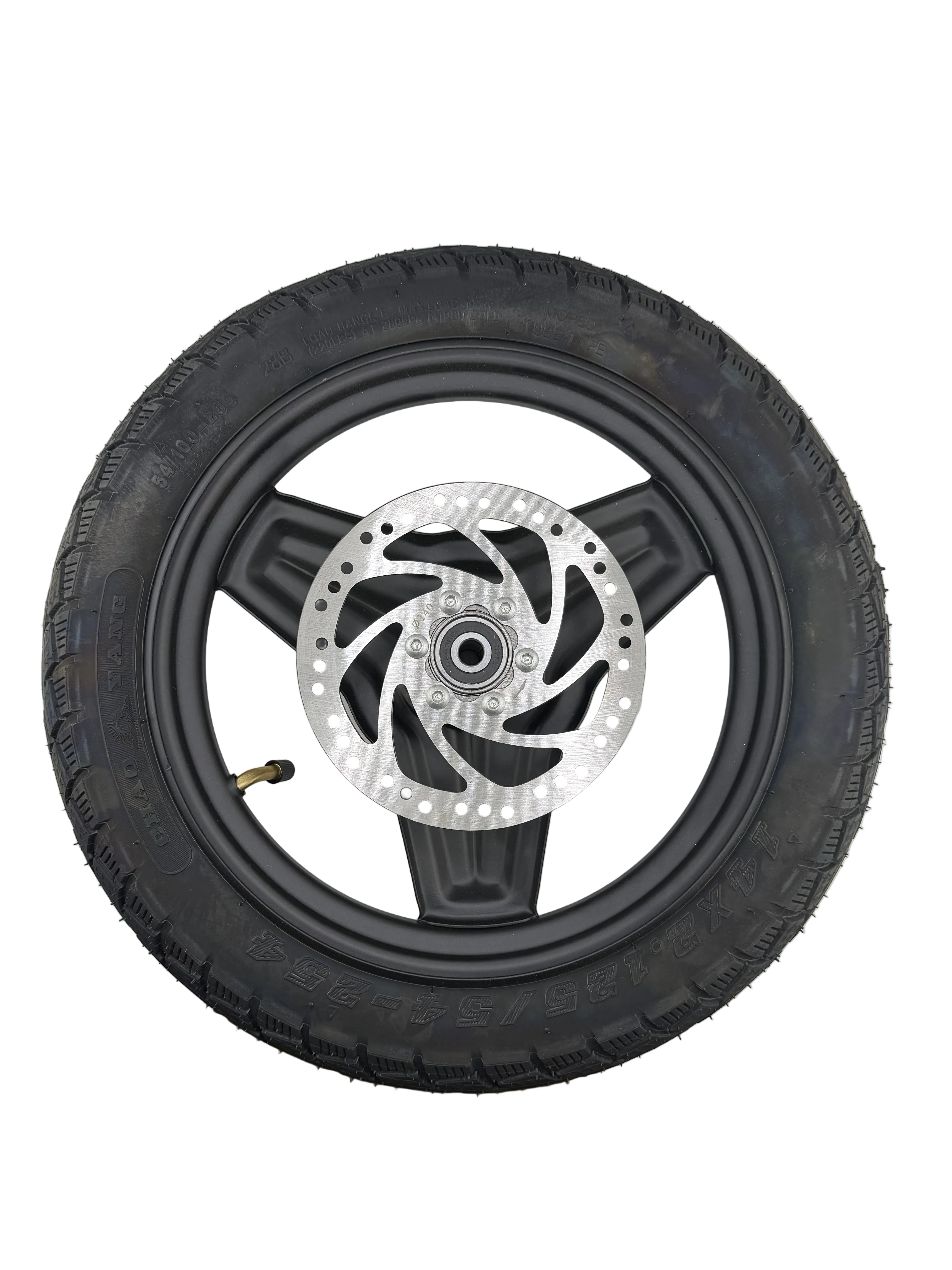 Front Wheel Assembly with 140 mm Disc Brake for the Caroma P7 Electric Scooter