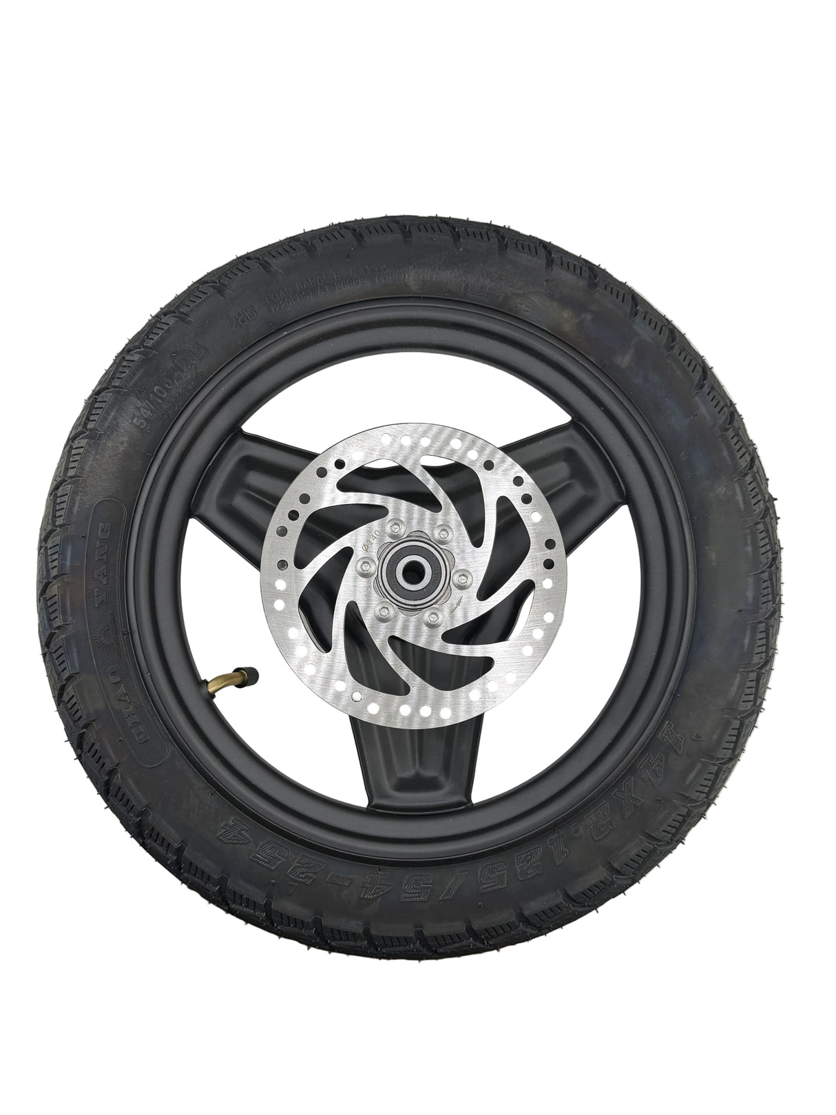 Front Wheel Assembly with 140 mm Disc Brake for the Caroma P7 Electric Scooter