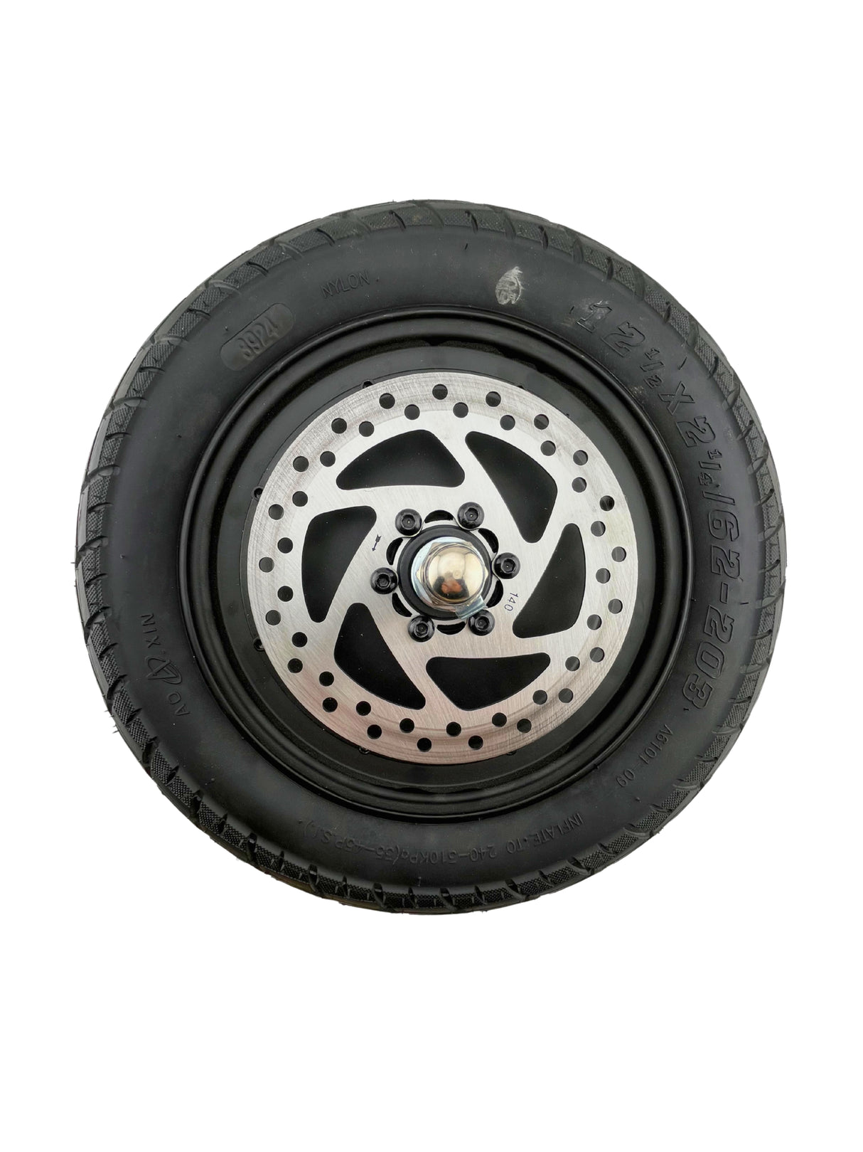 Rear Wheel Assembly with Hub Motor for the Caroma Z2 Electric Scooter