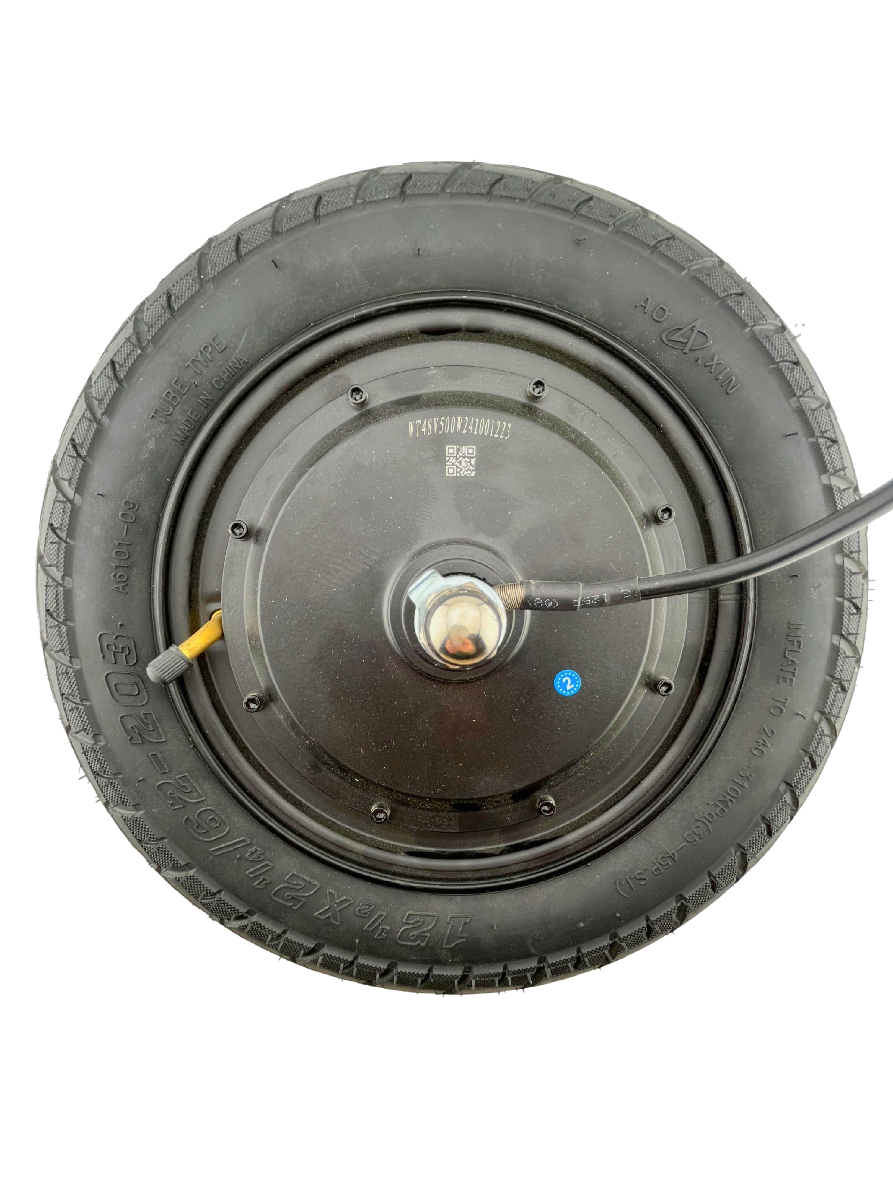 Rear Wheel Assembly with Hub Motor for the Caroma Z2 Electric Scooter