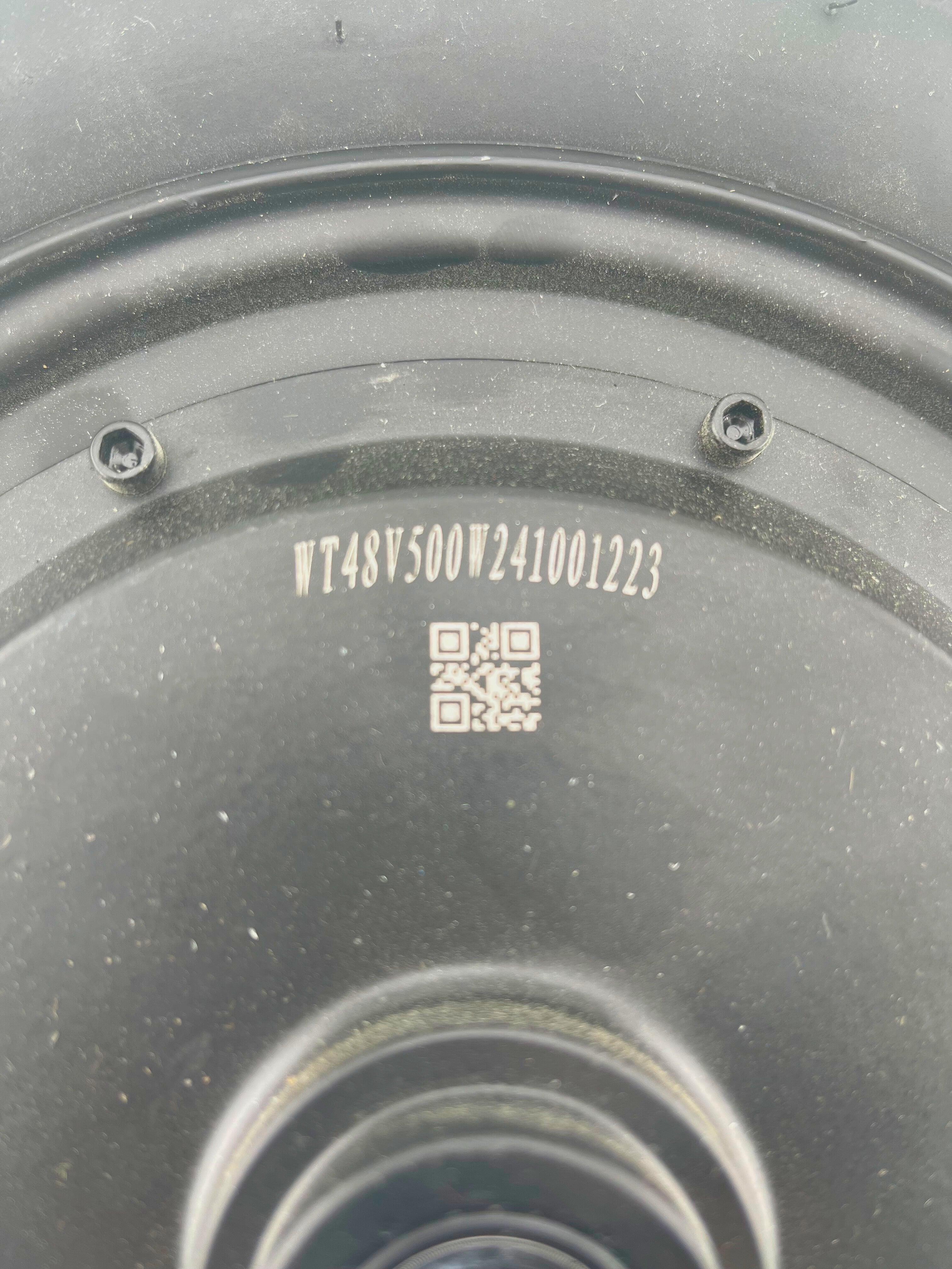 Rear Wheel Assembly with Hub Motor for the Caroma Z2 Electric Scooter