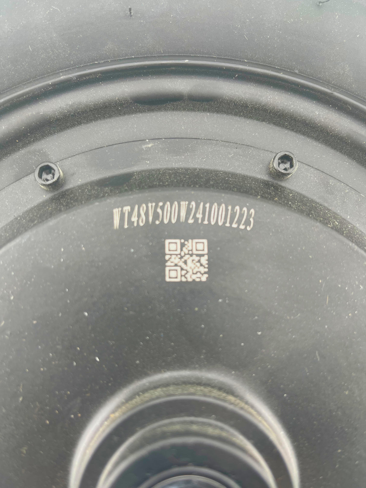 Rear Wheel Assembly with Hub Motor for the Caroma Z2 Electric Scooter