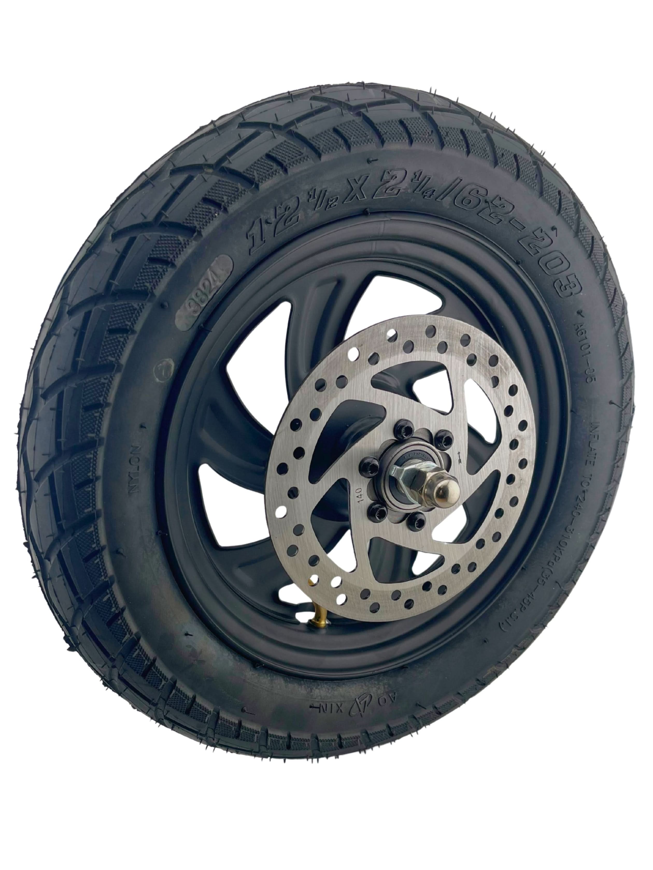 Horror Four Inch Front Rims Front Wheel Assembly with 12-1/2 x 2-1/4