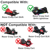 24 Volt 2.3 Ah Battery Pack with 30 Amp Fuse & Wiring for the Razor Crazy Cart Shift (Versions 1+) & Crazy Cart Shift Lightshow