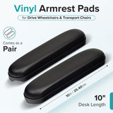 Desk Length Armrest Pads for Quantum Power Chairs (Version 2) (Set of Two) (SETLRAM1115)