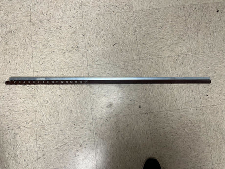 Hi/Low Drive Shaft for Drive Medical Hospital Beds (15005S) shown on a tile floor, featuring a long metal rod essential for bed adjustment.