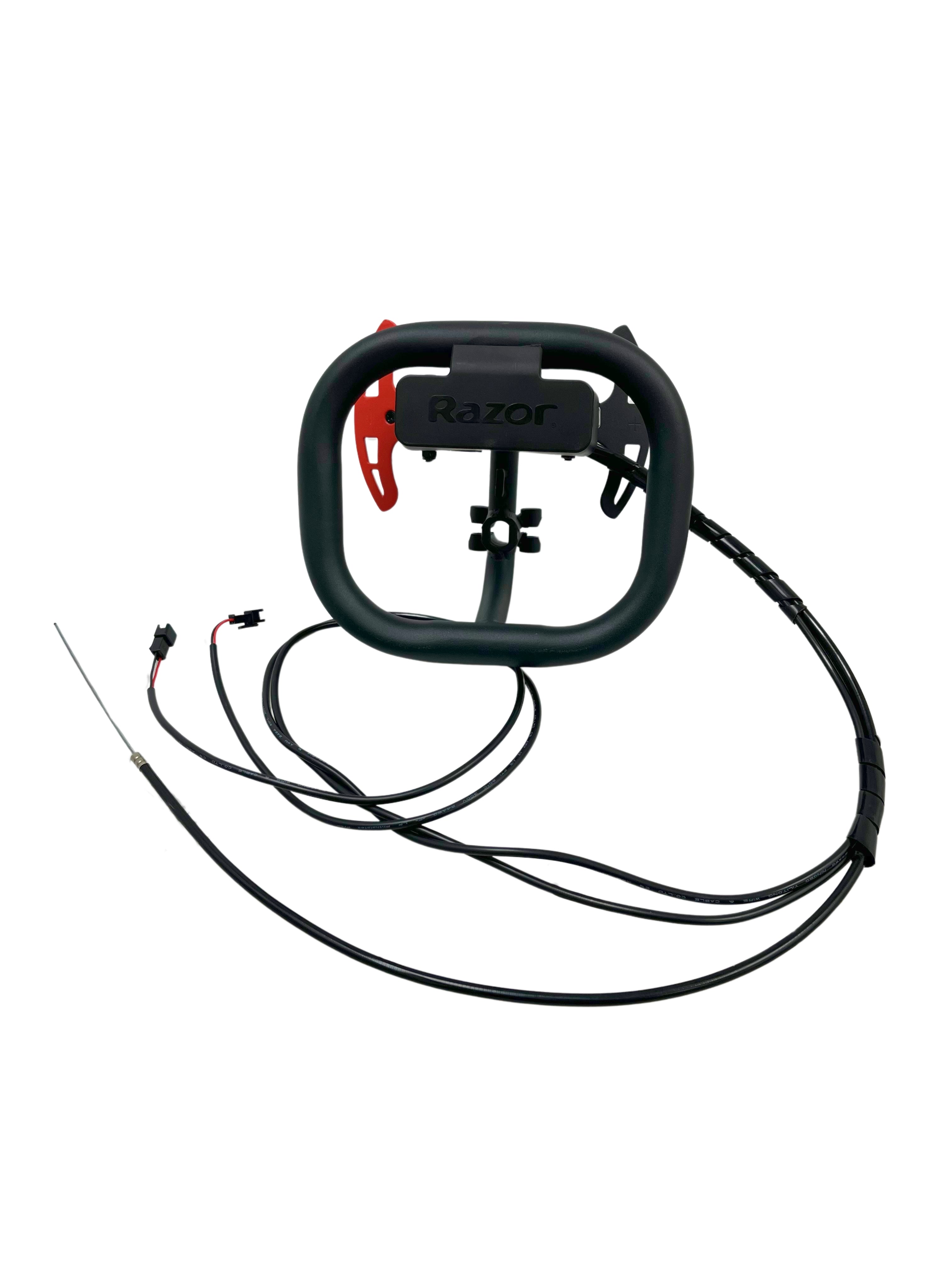 Steering Wheel with Throttle & Brake Cable for the Razor Ground Force Rad Rod