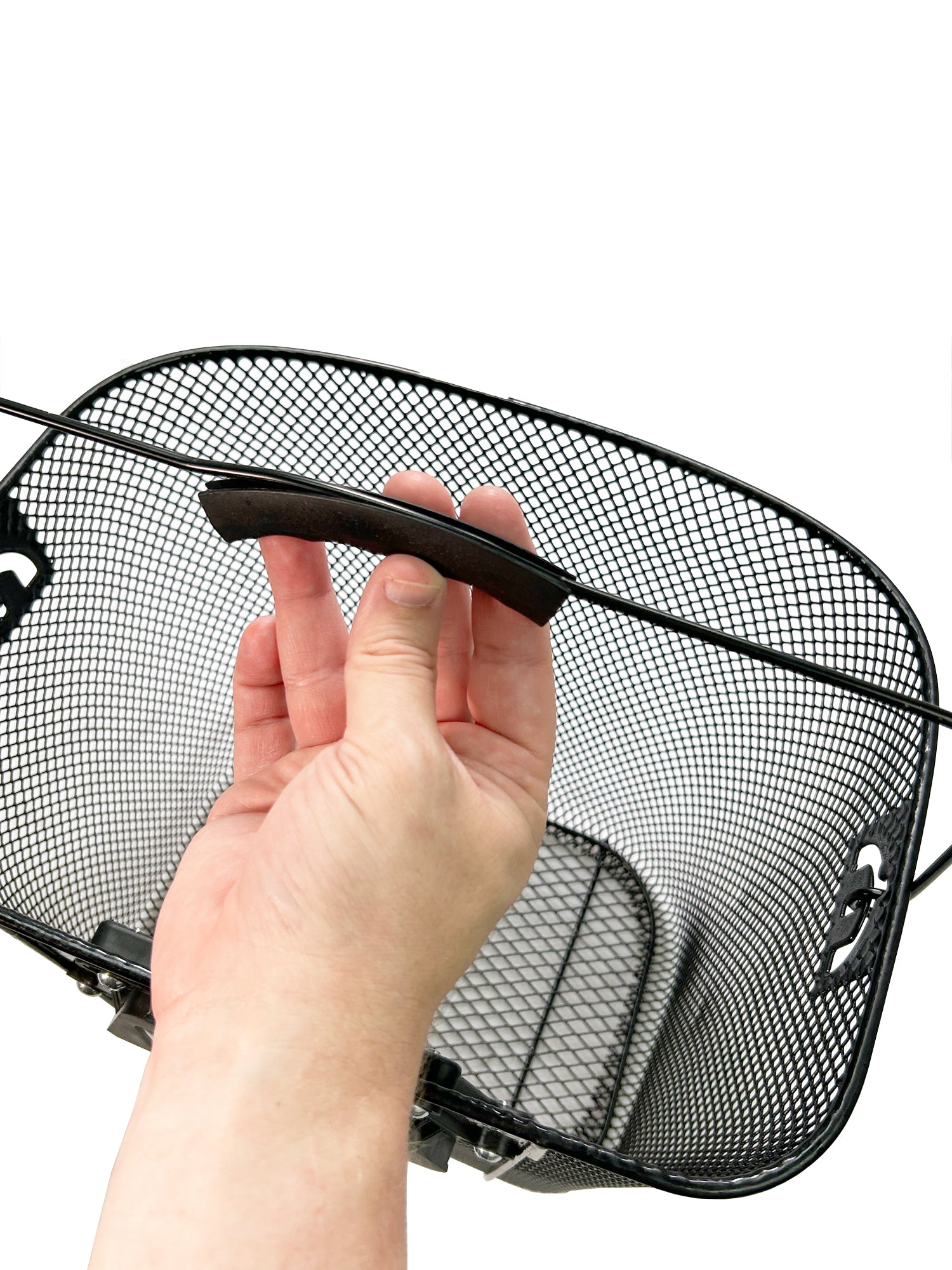 Universal Wire Basket with Quick-Release Mounting Hardware for Bicycles & Scooters