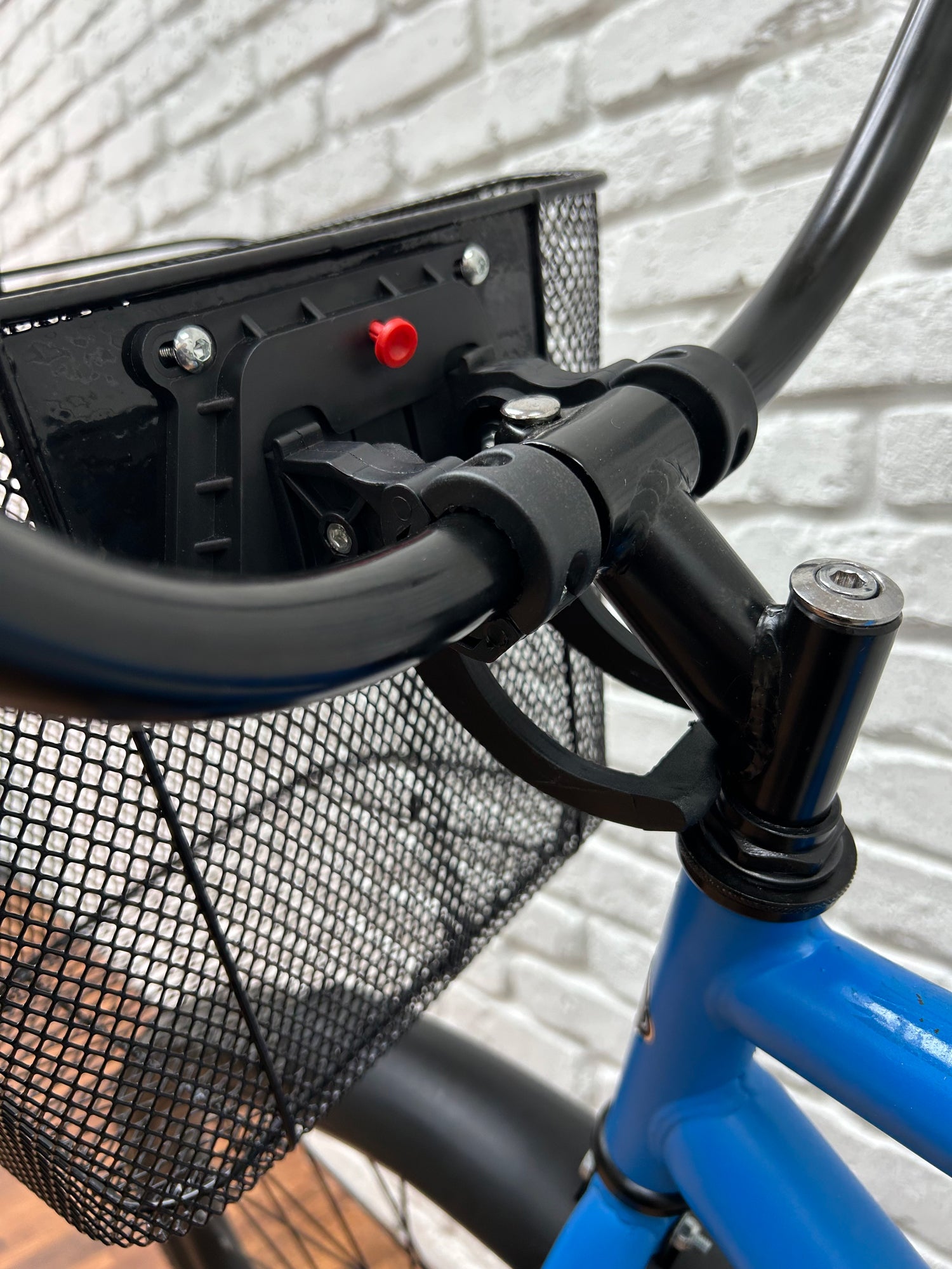 Universal Wire Basket with Quick-Release Mounting Hardware for Bicycles & Scooters