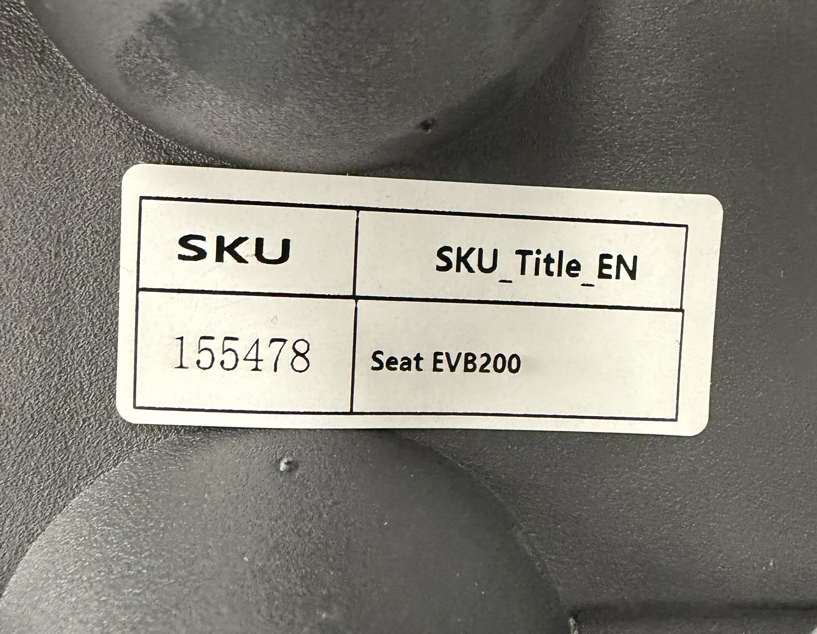 Seat for the Coleman EVB200 Mini Bike