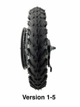 Rear Wheel Assembly for Razor MX125 & SX125 Dirt Bikes