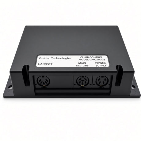 Control box for Golden MaxiComfort Cloud PR514 lift chairs with Twilight positioning, black electronic controller unit.