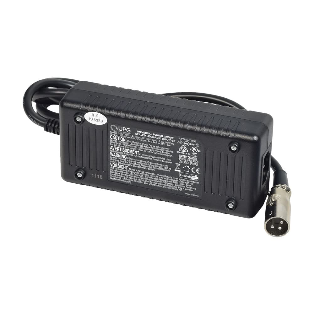 Off-Board 24V 2A XLR Charger — Golden Buzzaround & LiteRider (3050318010)