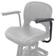 Left armrest highlighted on the Golden Buzzaround CarryOn seat