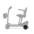 Black rear wheel highlighted on the Golden Buzzaround CarryOn (GB120C)
