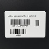 Part label reading battery pack assy (without batteries), Golden part number MBE-121A-BATTPACK, for the Buzzaround XL (GB121).