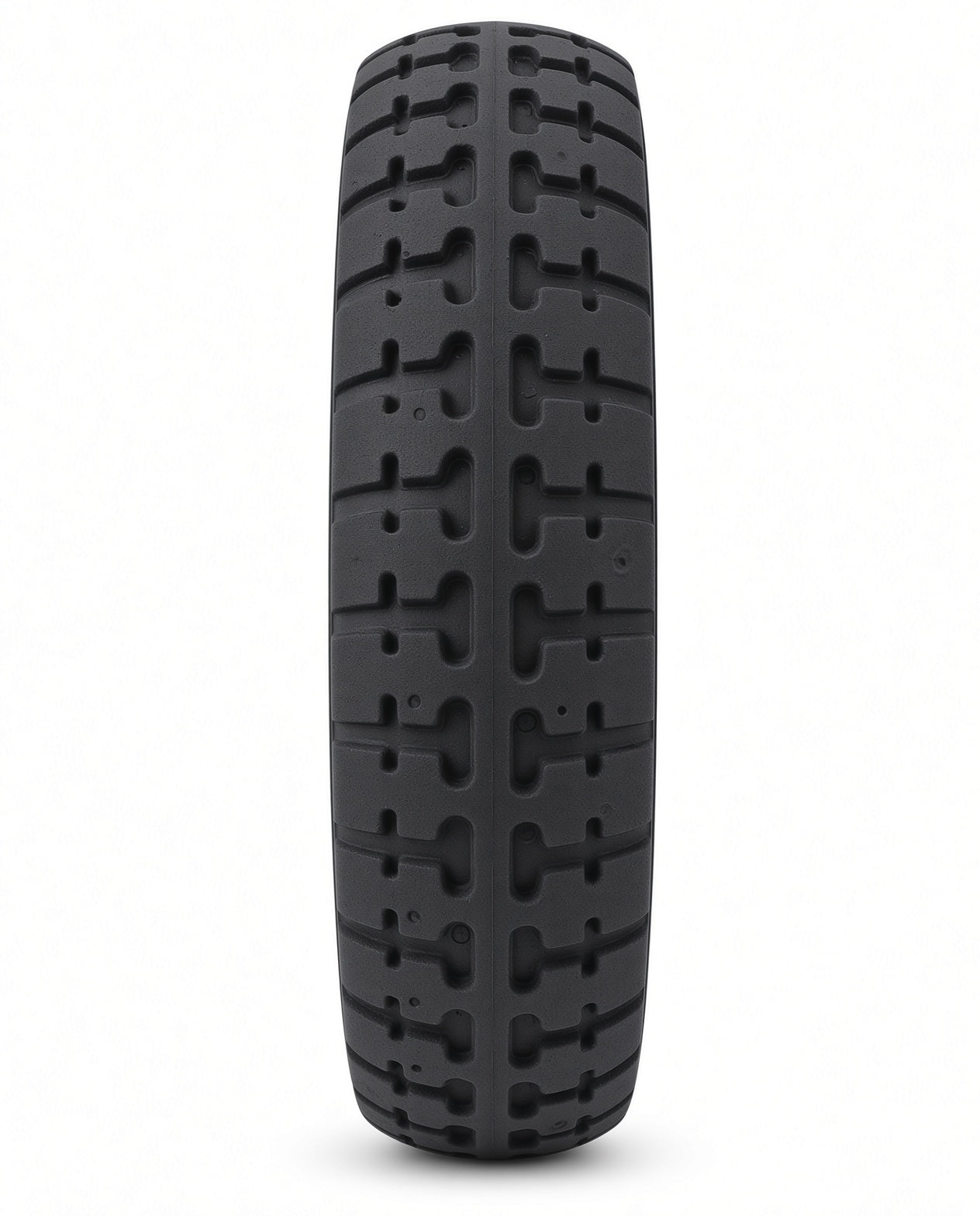 Close-up of the rear drive wheel for the Golden Cricket GP302 power chair, showing the hub and bearing.