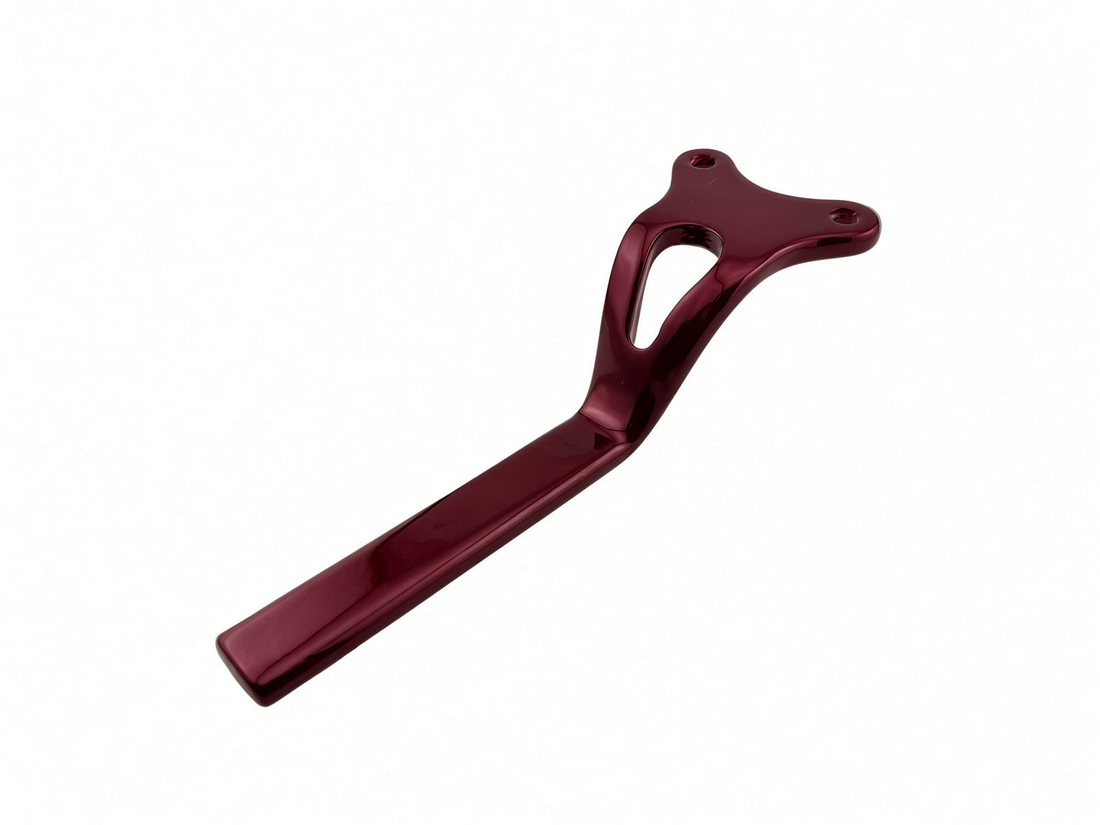 Black Cherry red Jazzy Carbon joystick mounting bracket, additional view 1