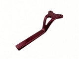 Black Cherry red Jazzy Carbon joystick mounting bracket, additional view 1