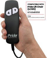 KITASMB1858 - Hand Control W/ Extension Harness for Pride Lift Chair (LC105)