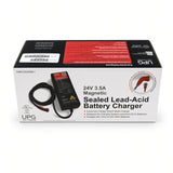Charge360 24V 3.5A magnetic battery charger for Pride and Go-Go mobility scooters