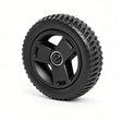 Pride DGN2102155 black tri-spoke front wheel assembly for the 4-wheel Go-Go Elite Traveller 2 (SC442E) and Elite Traveller 2 Platinum (S442EMS)