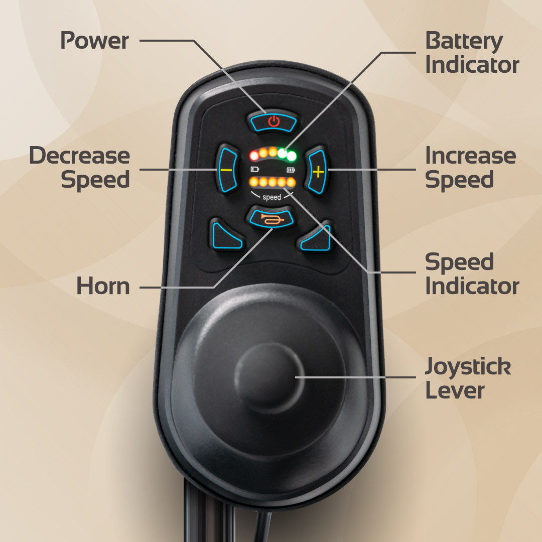 ELE2305841 - Joystick Controller (Version 2) for the Jazzy Carbon Power Chair