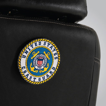 ACC140239 - 4" U.S. Coast Guard Military Patch for Pride Power Chairs & Scooters