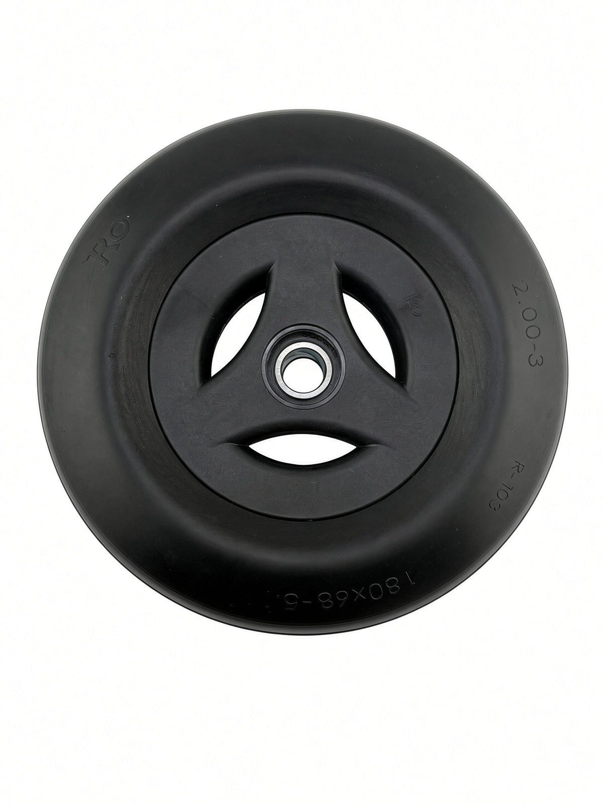 Permobil M1/M3 caster wheel with 1 7/8 in. hub width, bearing to bearing