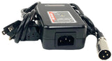 LED indicator lights on the Pride ELE2402032 Go-Go Carbon lithium charger
