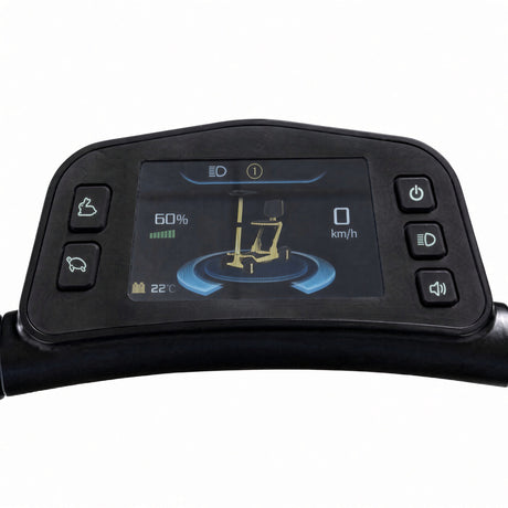 Pride Go-Go Carbon (SC25) top console assembly DGN2402010 with color LCD display