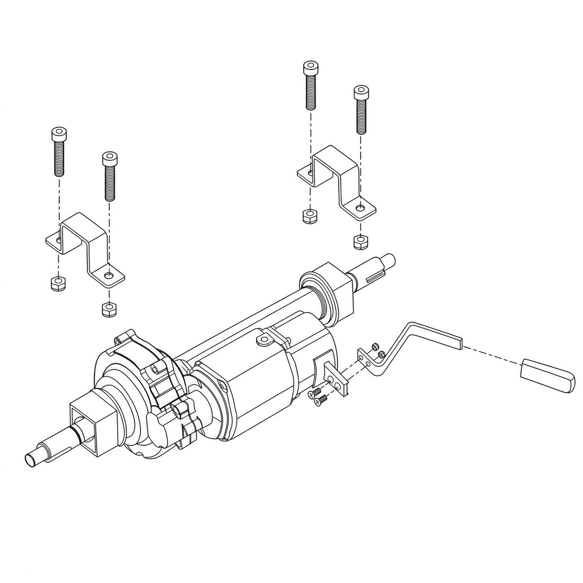 MOT2402055 - Transaxle Assembly for the Go-Go Carbon (SC25) Mobility Scooter