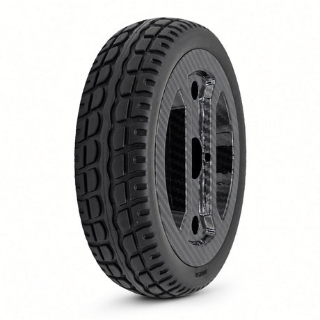 Pride Go-Go Carbon (SC25) rear wheel assembly WHL2402050 with 8 inch flat-free solid tire